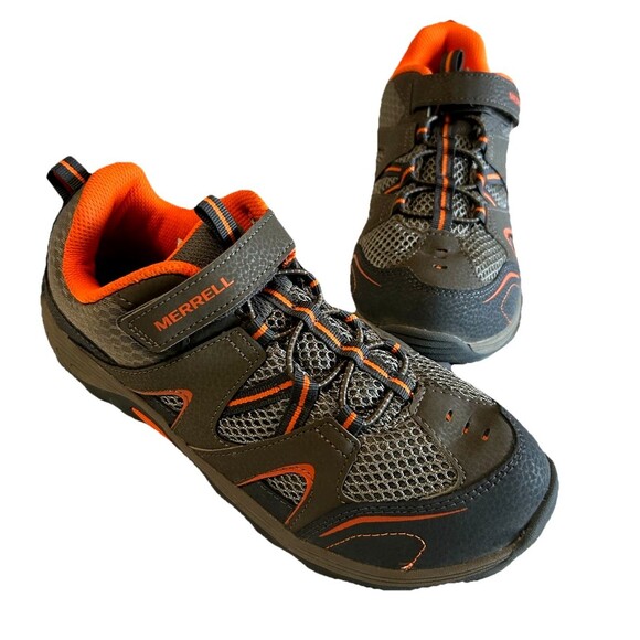 Merrell Trail Chaser Women 6.5  Hiking Trail ShoeBrown Orange Shoes MY57109 - Picture 2 of 11